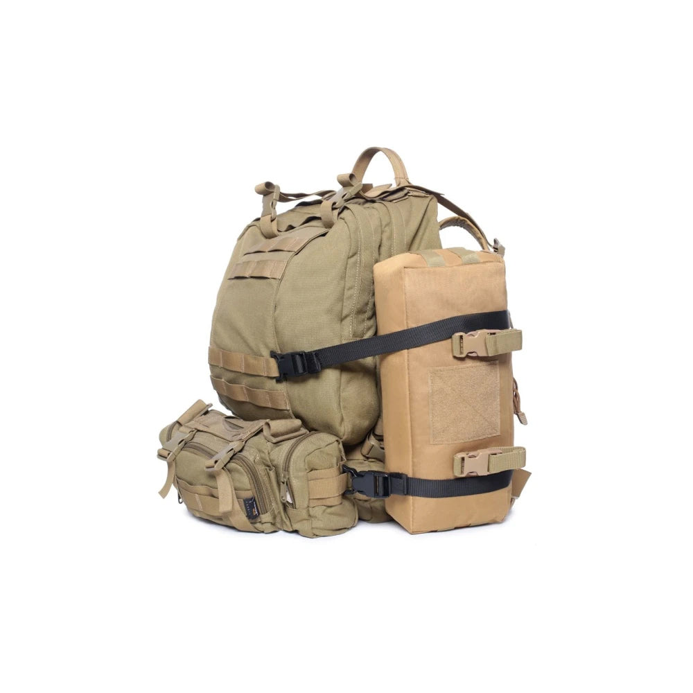 K-Force - Infinity MOLLE-Gurte 2er-Pack // Dunkler Sand / Coyote