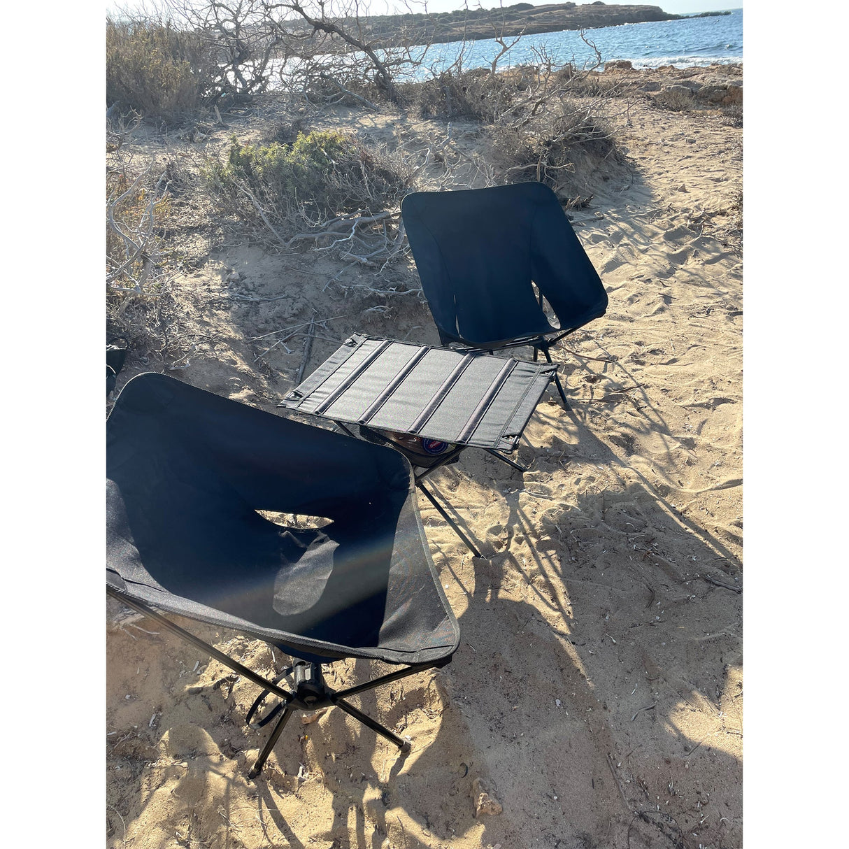 Sunny Hiker - Klappbarer Campingtisch Leichtgewicht // Schwarz