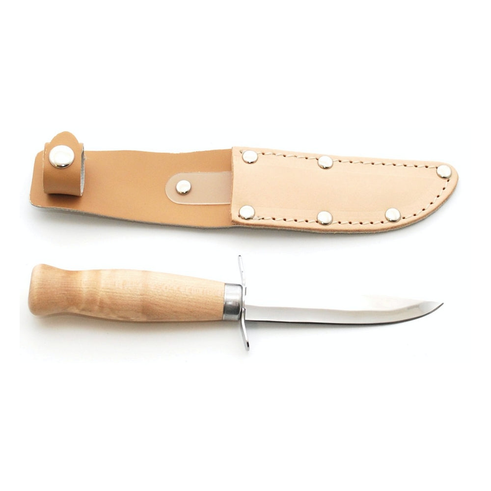 AB Camping - Spejderkniv med Læderskede fra AB Camping & Sport - billede nr. 1 hos GrejFreak.dk