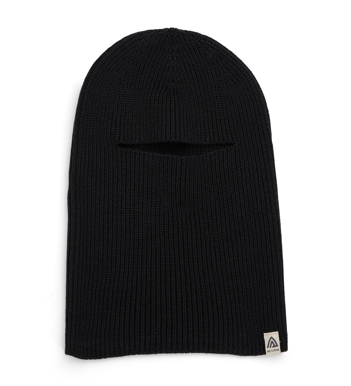 Aclima - Flat Knit Balaclava Hat // Sort fra Aclima - billede nr. 1 hos GrejFreak.dk