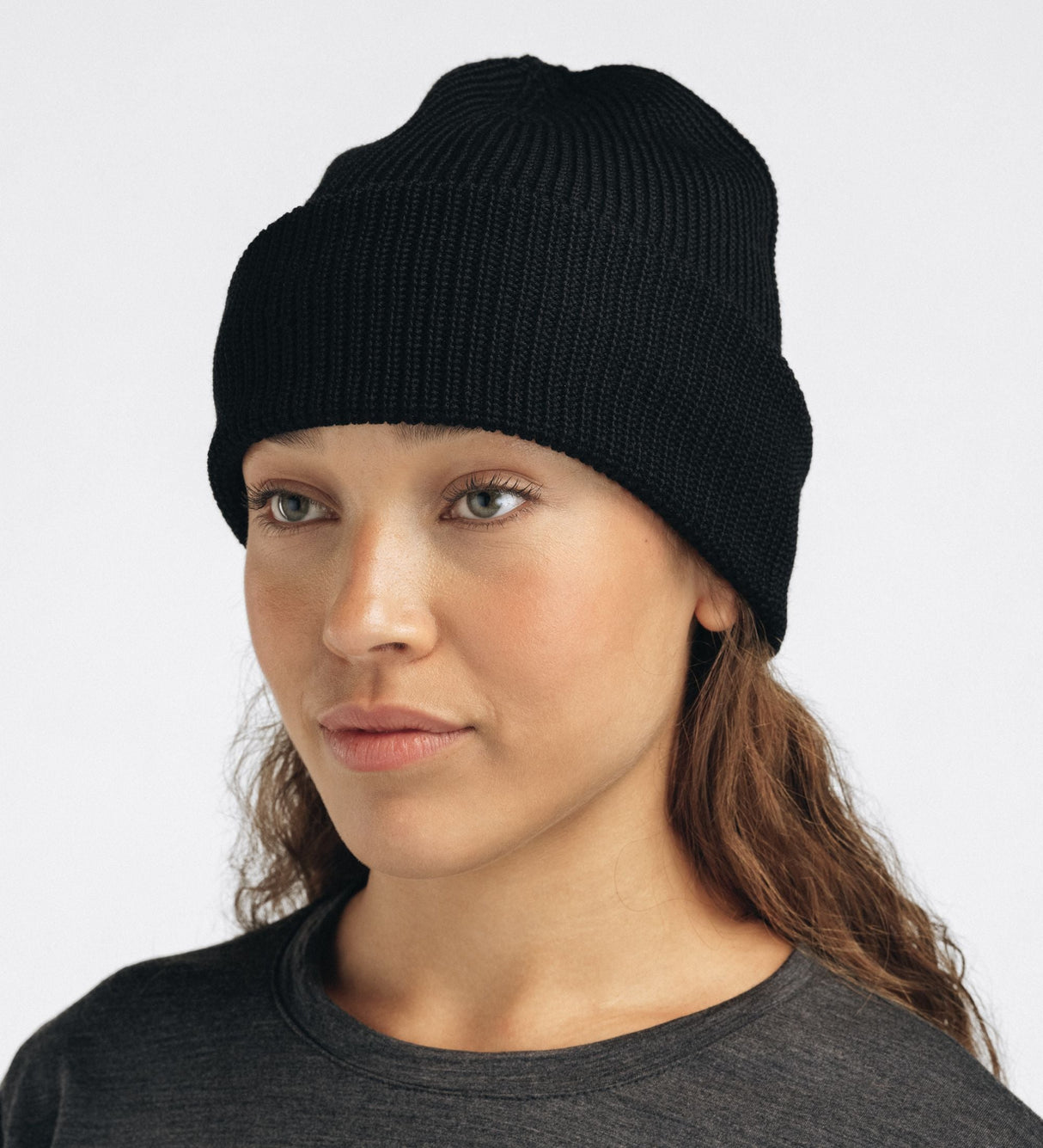 Aclima - Flat Knit Balaclava Hat // Sort fra Aclima - billede nr. 7 hos GrejFreak.dk