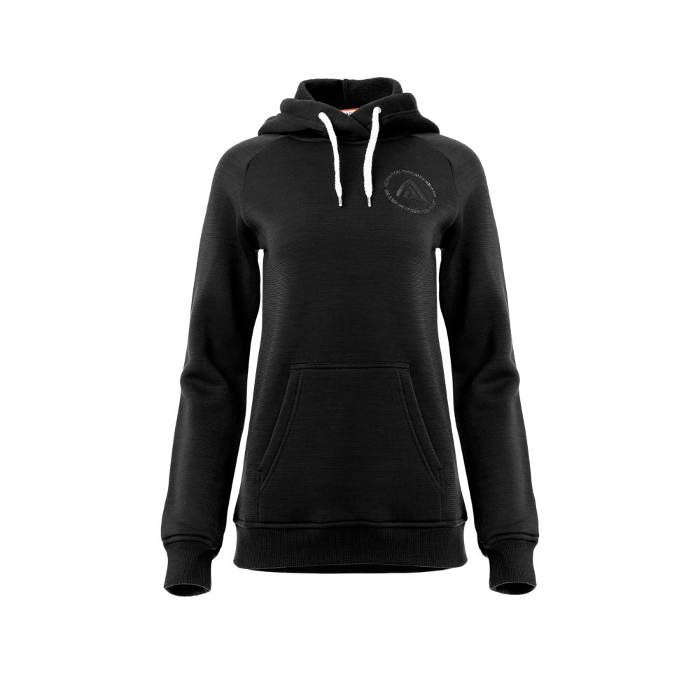 Aclima - FleeceWool 250g Dame Hoodie V2 // Sort fra Aclima - billede nr. 1 hos GrejFreak.dk