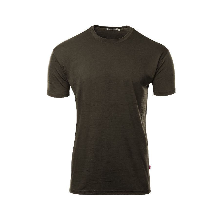 Aclima - LightWool 180g Herre Classic T-Shirt // Tarmac fra Aclima - billede nr. 1 hos GrejFreak.dk