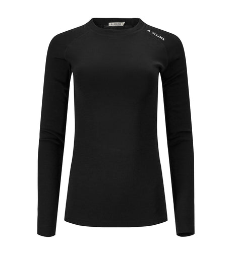 Aclima - WarmWool 200g Dame Uldundertrøje // Sort fra Aclima - billede nr. 1 hos GrejFreak.dk