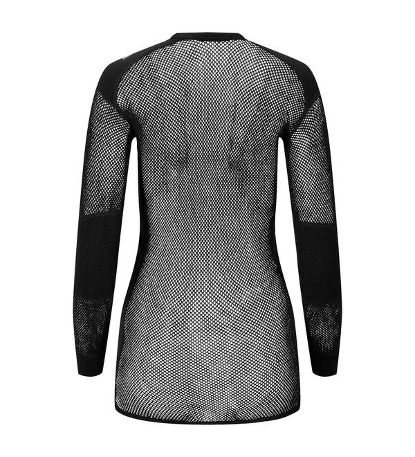 Aclima - WoolNet 120g Dame Crew Neck Uldtrøje // Sort fra Aclima - billede nr. 3 hos GrejFreak.dk