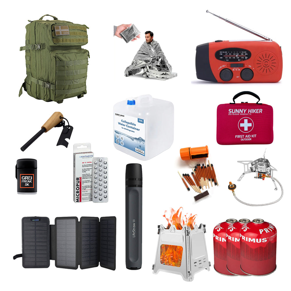 Beredskabstaske - Til 2 Personer fra GrejFreak - billede nr. 1 hos GrejFreak.dk