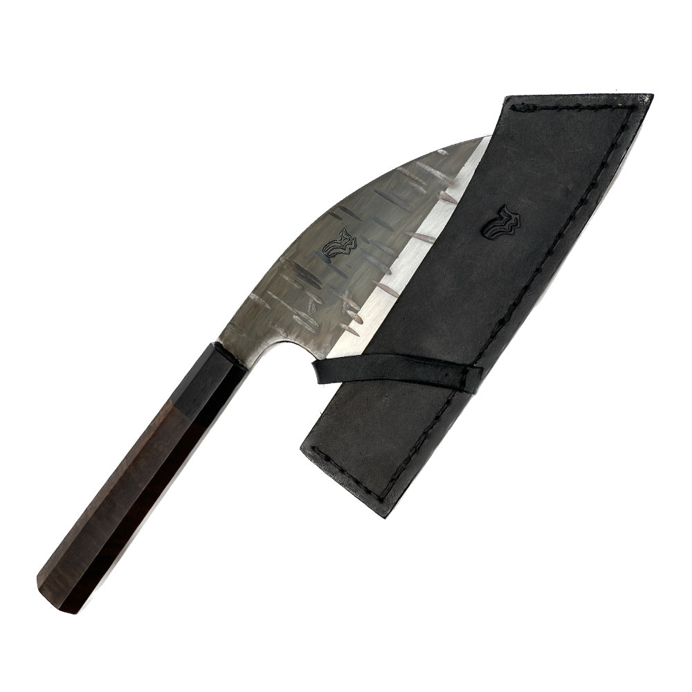 Berthelsen Smedje - VTS Køkkenkniv inkl. Læderskede fra Berthelsen Smedje - billede nr. 2 hos GrejFreak.dk