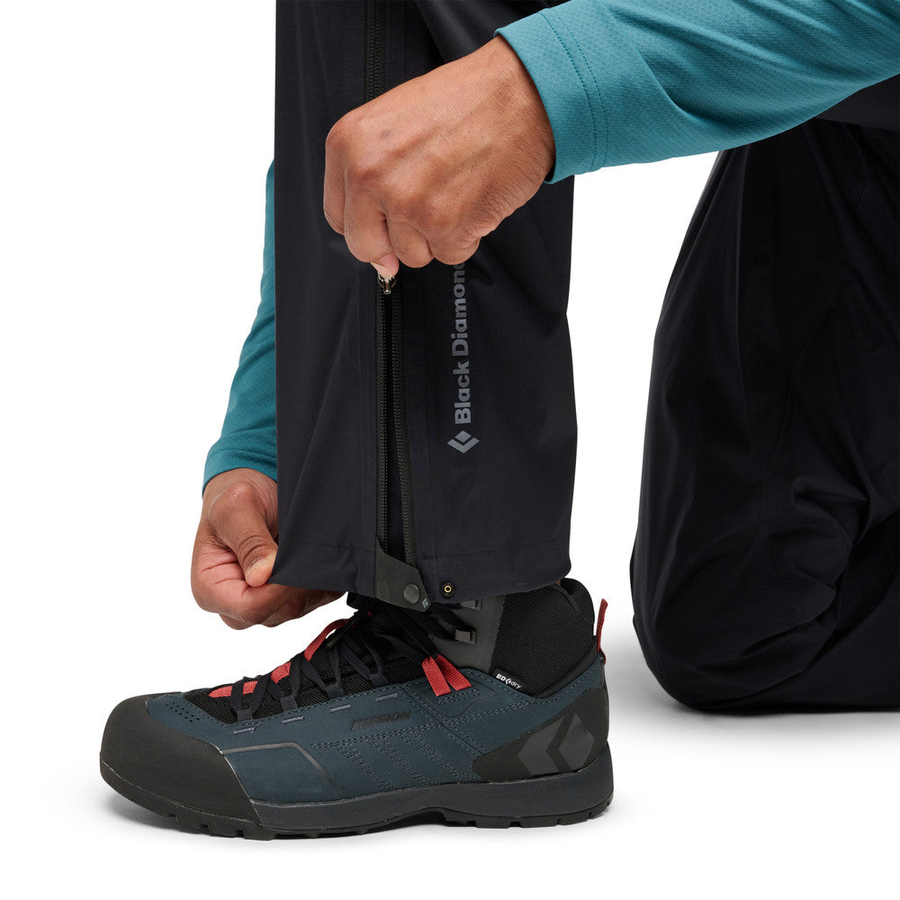 Black Diamond - FINELINE STRETCH Regnbukser // Sort fra Black Diamond - billede nr. 5 hos GrejFreak.dk