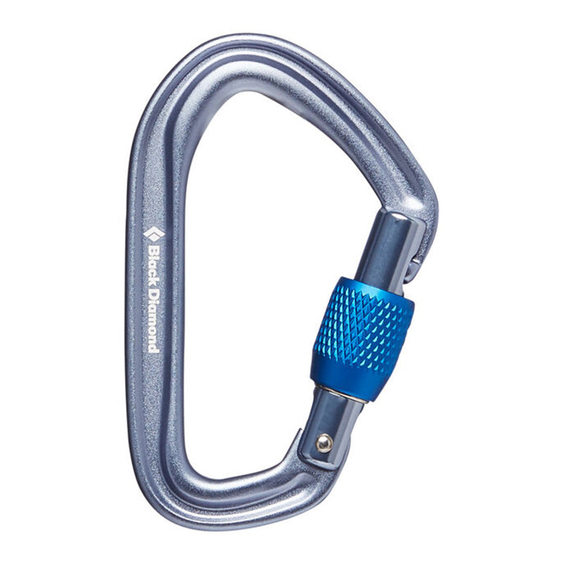 Black Diamond - Hotforge Screwgate Karabin // Blå / Grå fra Black Diamond - billede nr. 1 hos GrejFreak.dk