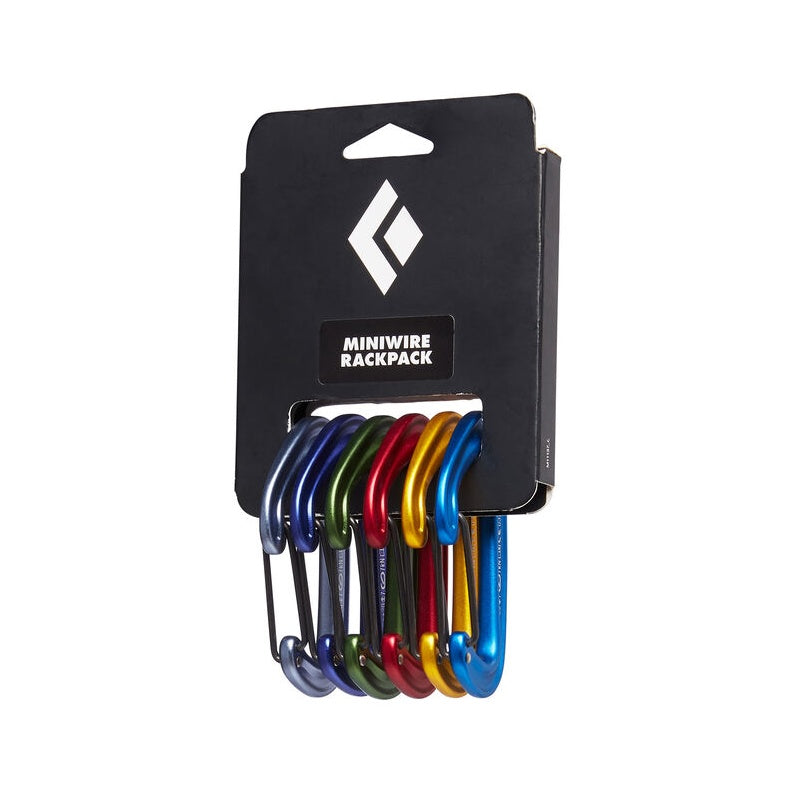 Black Diamond - Miniwire Rackpack Karabiner 6 stk fra Black Diamond - billede nr. 1 hos GrejFreak.dk
