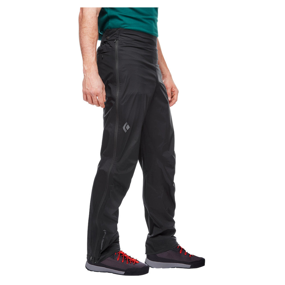 Black Diamond - Stormline Stretch Full Zip Herre Regnbukser Sort fra Black Diamond - billede nr. 3 hos GrejFreak.dk