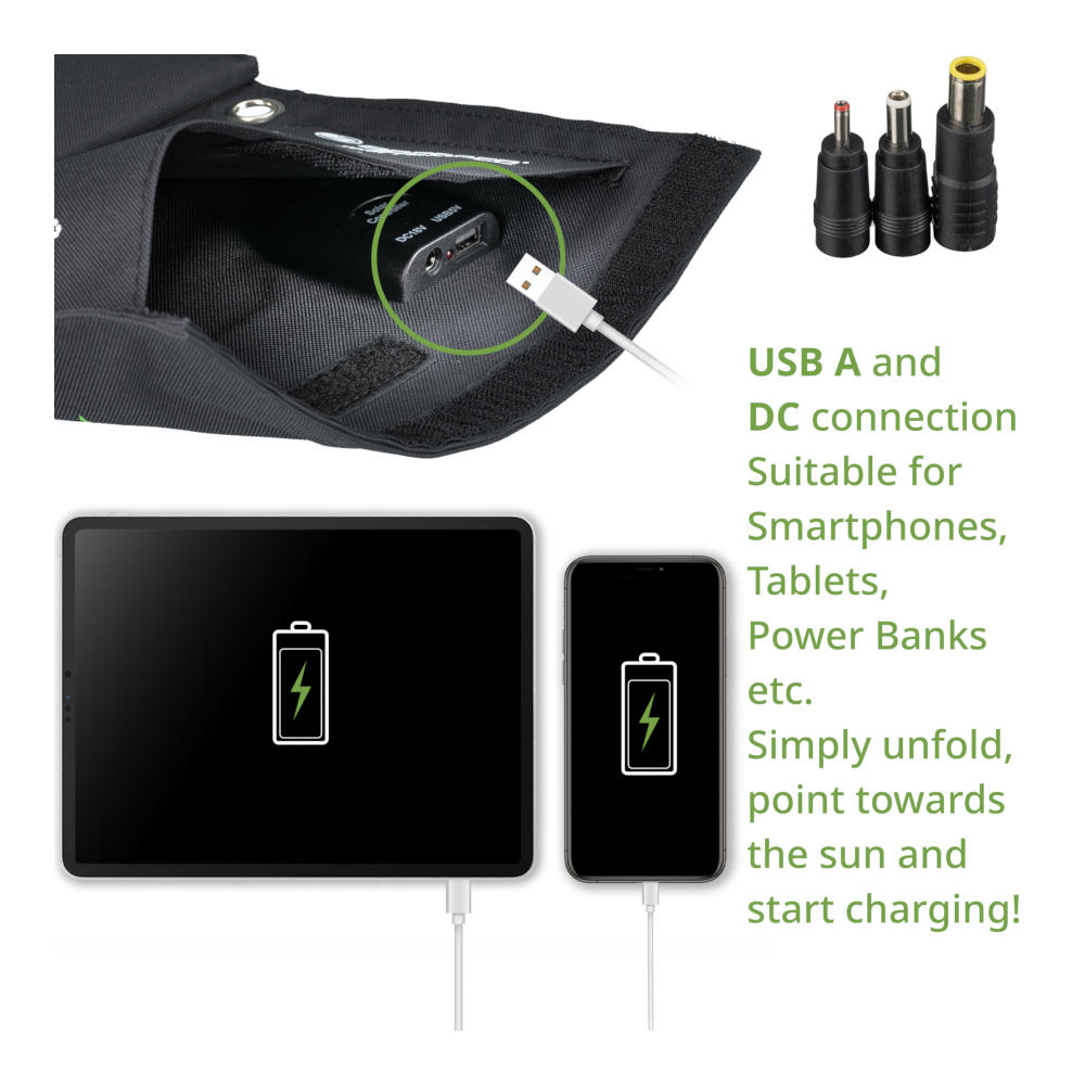 Bresser - Mobile Solar Solcellepanel 21W fra Bresser - billede nr. 3 hos GrejFreak.dk