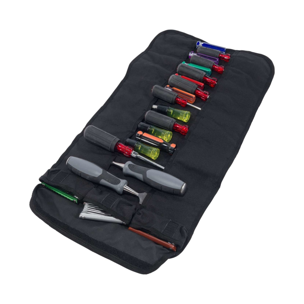 Carhartt - Rullemappe Roll Up 18 Lommer // Sort fra Carhartt - billede nr. 2 hos GrejFreak.dk