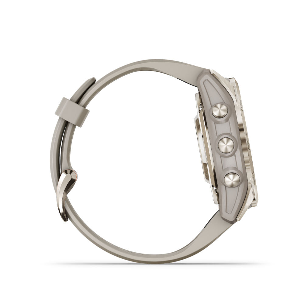 Garmin - Fenix 7S Pro Sapphire Solar Smartwatch GPS Ur 42mm // Hvid fra Garmin - billede nr. 3 hos GrejFreak.dk