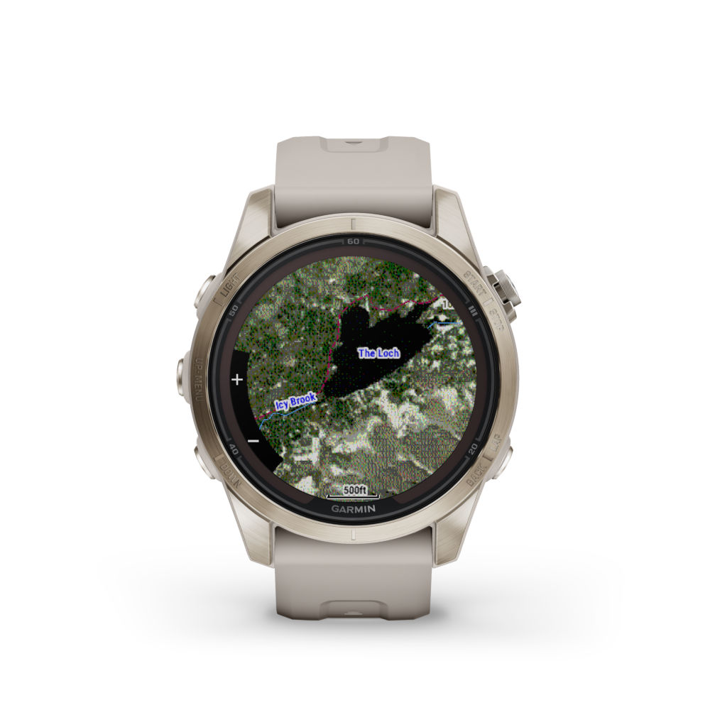 Garmin - Fenix 7S Pro Sapphire Solar Smartwatch GPS Ur 42mm // Hvid fra Garmin - billede nr. 5 hos GrejFreak.dk
