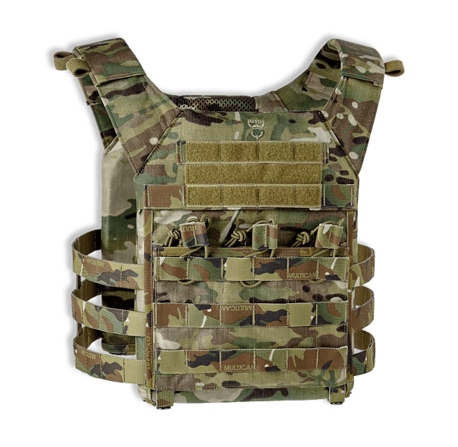 Gingers Tactical Gear - Kangaroo Skeleton Plate Carrier // MultiCam fra Gingers Tactical Gear - billede nr. 1 hos GrejFreak.dk