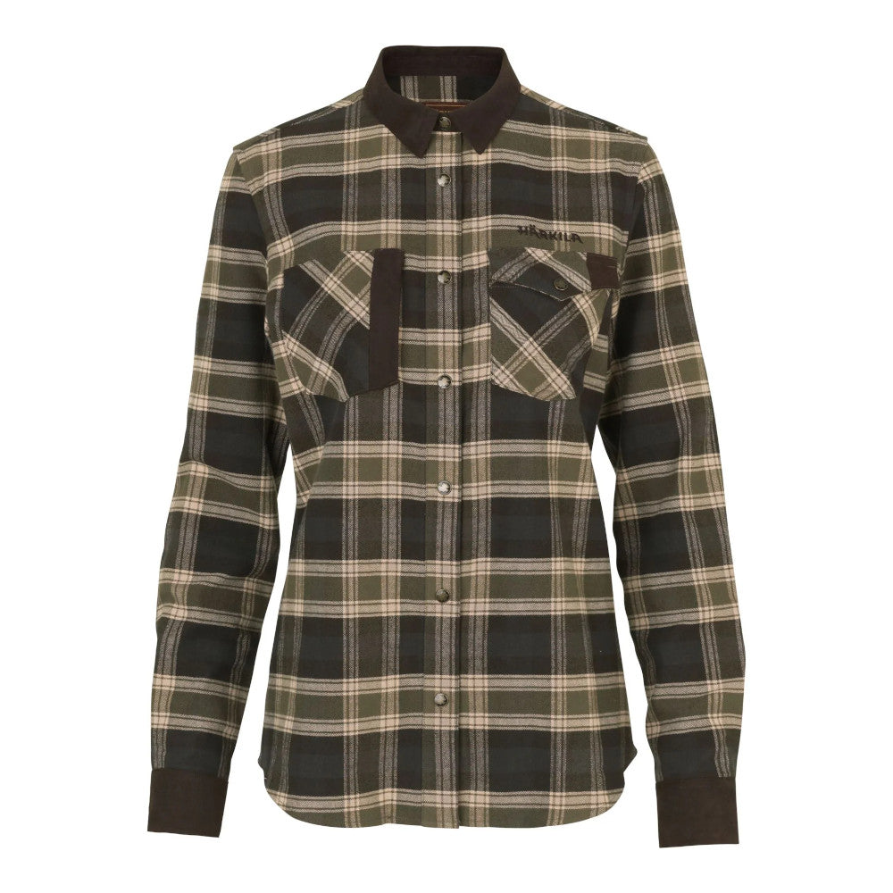 Härkila - Aivak Dame Skjorte Olivengrøn fra Härkila - billede nr. 1 hos GrejFreak.dk