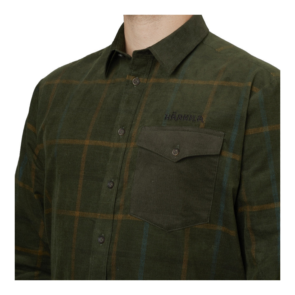 Härkila - Kaldfjord Corduroy Check Skjorte fra Härkila - billede nr. 3 hos GrejFreak.dk
