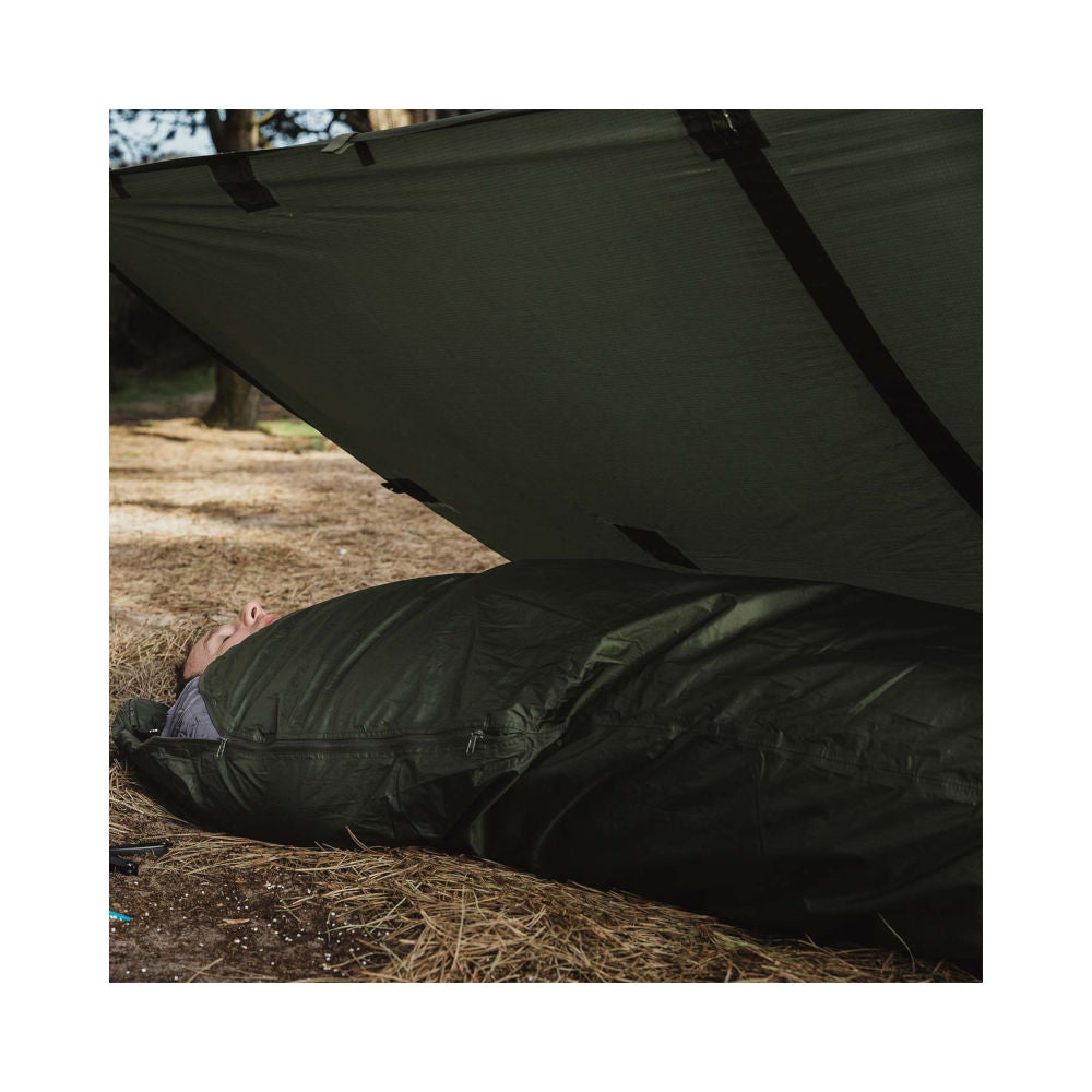 Highlander - Hawk Bivvy Vandtæt Soveposeovertræk Olivengrøn fra Highlander - billede nr. 4 hos GrejFreak.dk