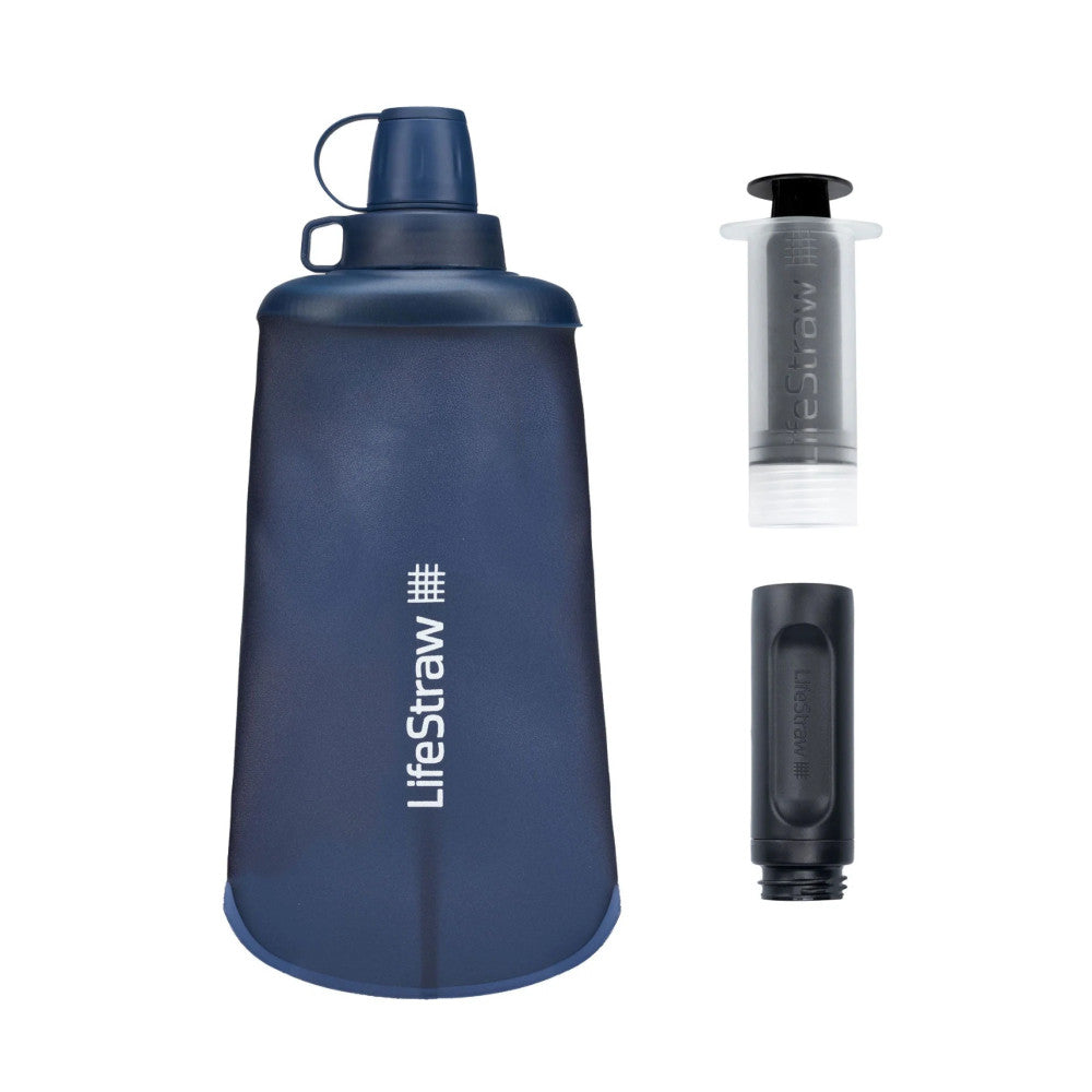 LifeStraw - Peak Squeeze Flaske 650 ml // Blå fra LifeStraw - billede nr. 2 hos GrejFreak.dk