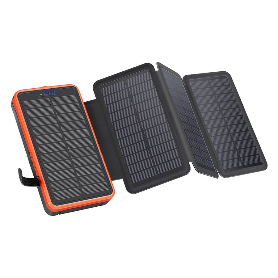 Lippa - 20.000 mAh Powerbank med foldbart solcellepanel fra Lippa - billede nr. 1 hos GrejFreak.dk
