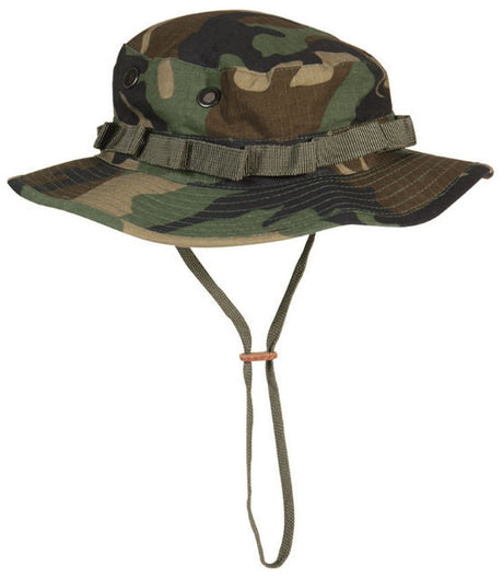 Mil-Tec - Boonie Hat // Woodland Camouflage fra Mil-Tec - billede nr. 1 hos GrejFreak.dk