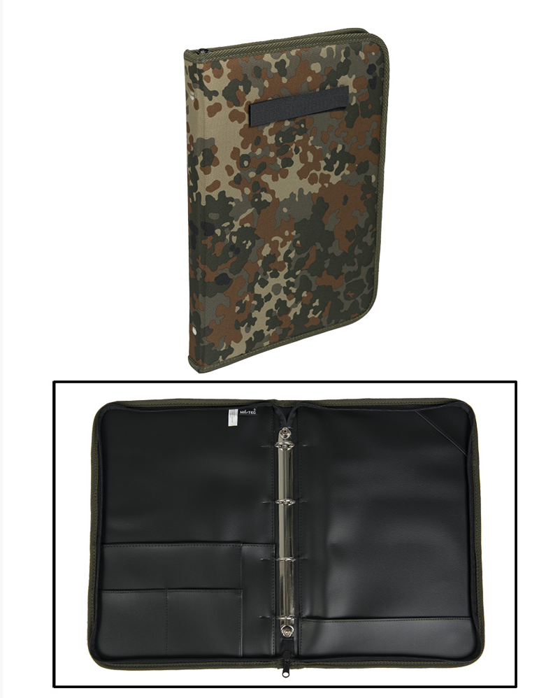 Mil-Tec - Commander DIN A4 Mappe // Flecktarn fra Mil-Tec - billede nr. 1 hos GrejFreak.dk