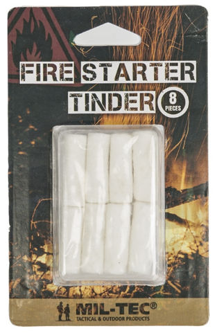 Mil-Tec - Fire Starter Tinder Optænding (8-pak) fra Mil-Tec - billede nr. 1 hos GrejFreak.dk