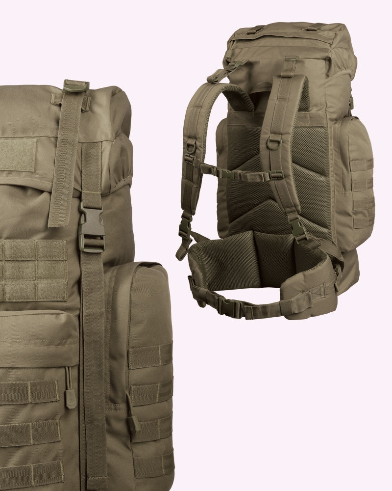 Mil-Tec - German Gen.II Rygsæk 65L // Olivengrøn fra Mil-Tec - billede nr. 2 hos GrejFreak.dk