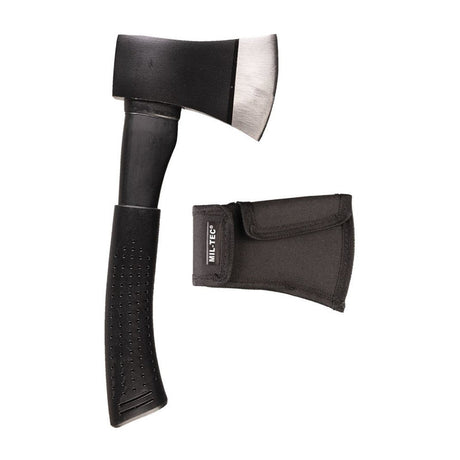Mil-Tec - Håndøkse Med Cover // Sort fra Mil-Tec - billede nr. 1 hos GrejFreak.dk