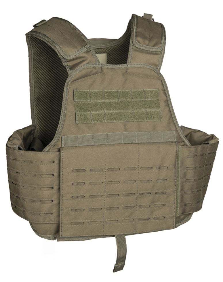 Mil-Tec - Laser Cut Carrier Vest // Olivengrøn fra Mil-Tec - billede nr. 1 hos GrejFreak.dk