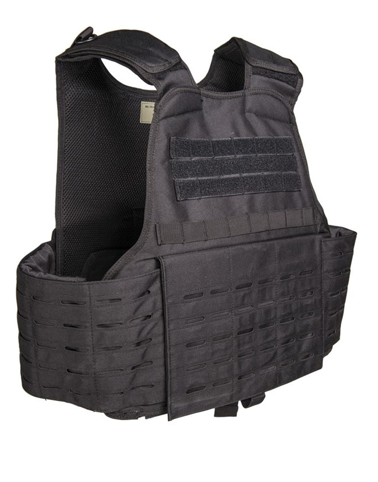 Mil-Tec - Laser Cut Carrier Vest // Sort fra Mil-Tec - billede nr. 1 hos GrejFreak.dk
