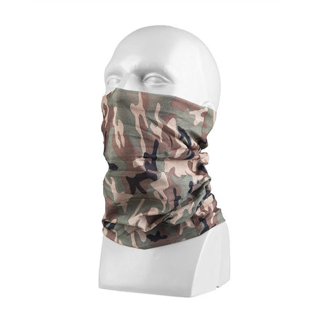 Mil-Tec - Multi Funktionel Hovedbeklædning // Woodland Camouflage fra Mil-Tec - billede nr. 1 hos GrejFreak.dk