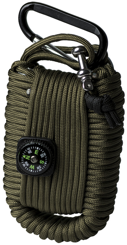 Mil-Tec - Paracord Survival Kit Large // Olivengrøn fra Mil-Tec - billede nr. 1 hos GrejFreak.dk