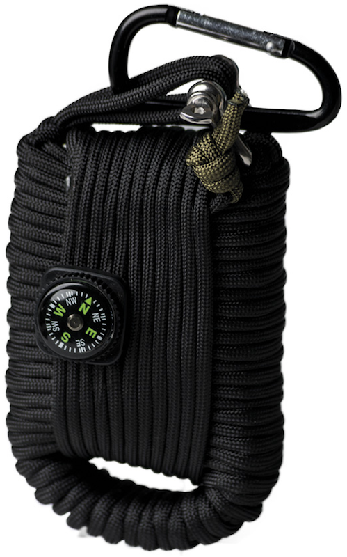 Mil-Tec - Paracord Survival Kit Large // Sort fra Mil-Tec - billede nr. 1 hos GrejFreak.dk