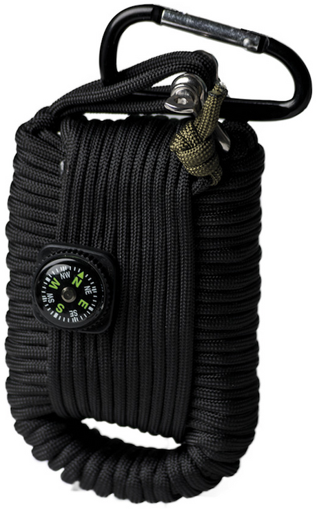 Mil-Tec - Paracord Survival Kit Large // Sort fra Mil-Tec - billede nr. 1 hos GrejFreak.dk