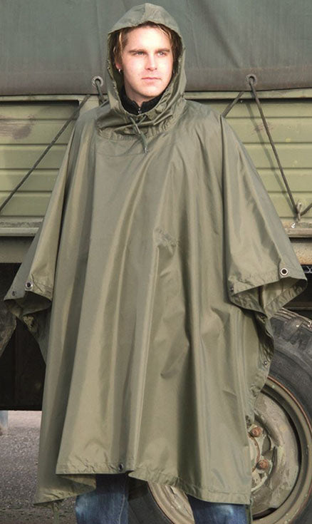 Mil-Tec - Ripstop Regnslag Sort fra Mil-Tec - billede nr. 2 hos GrejFreak.dk