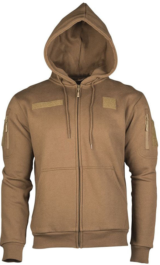 Mil-Tec - Tactical Hoodie Hættetrøje // Mørk Sand / Coyote fra Mil-Tec - billede nr. 1 hos GrejFreak.dk