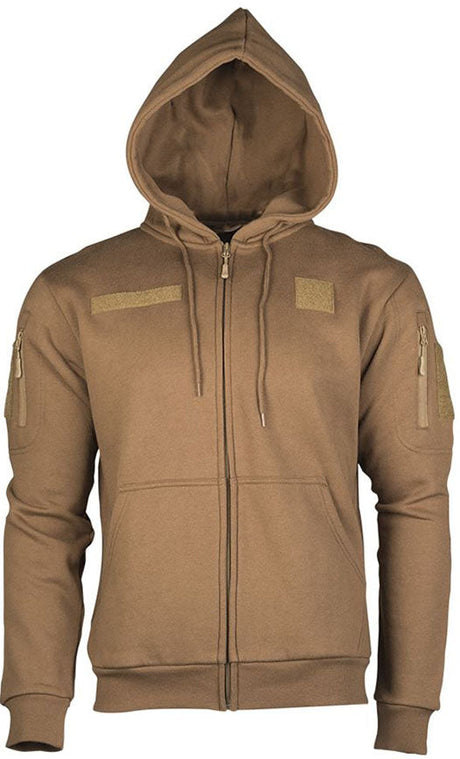 Mil-Tec - Tactical Hoodie Hættetrøje // Mørk Sand / Coyote fra Mil-Tec - billede nr. 1 hos GrejFreak.dk