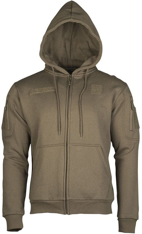 Mil-Tec - Tactical Hoodie Hættetrøje // Olivengrøn fra Mil-Tec - billede nr. 1 hos GrejFreak.dk