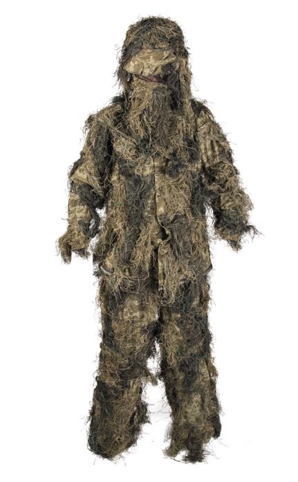 Mil-Tec - Woodland Ghillie Suit (4 dele) fra Mil-Tec - billede nr. 1 hos GrejFreak.dk