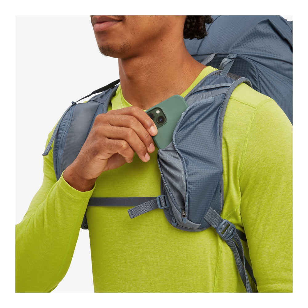 Montane - Trailblazer 44 Vandrerygsæk 44L // Grå / Blå fra Montane - billede nr. 11 hos GrejFreak.dk