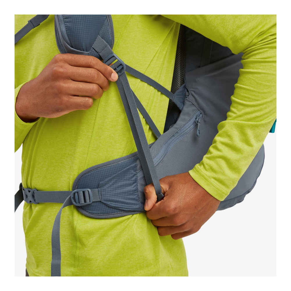 Montane - Trailblazer 44 Vandrerygsæk 44L // Grå / Blå fra Montane - billede nr. 7 hos GrejFreak.dk