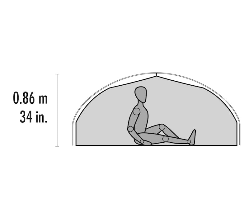 MSR - Carbon Reflex 1 Ultraletvægts Telt fra MSR - billede nr. 4 hos GrejFreak.dk