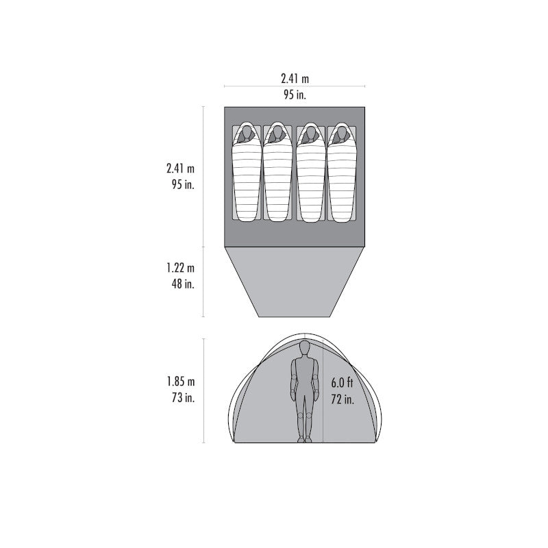 MSR - Habitude 4-personers Telt fra MSR - billede nr. 3 hos GrejFreak.dk