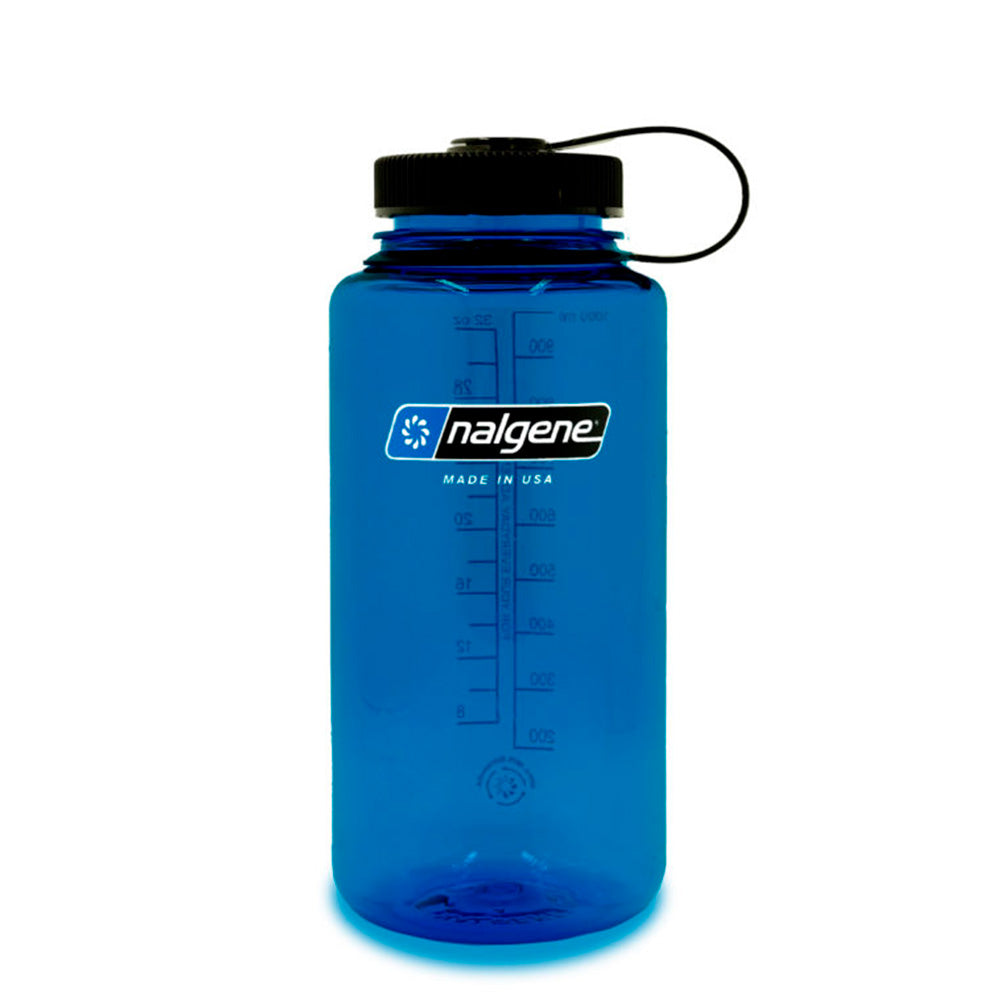Nalgene - Wide Mouth Sustain Drikkeflaske 1L // Blå fra Nalgene - billede nr. 1 hos GrejFreak.dk