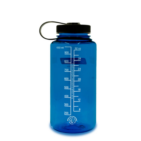 Nalgene - Wide Mouth Sustain Drikkeflaske 1L // Blå fra Nalgene - billede nr. 2 hos GrejFreak.dk