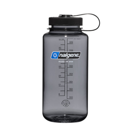 Nalgene - Wide Mouth Sustain Drikkeflaske 1L // Grå fra Nalgene - billede nr. 1 hos GrejFreak.dk