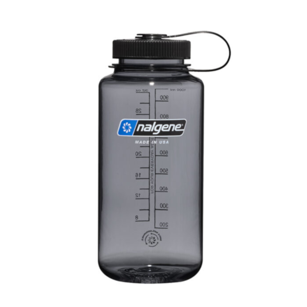 Nalgene - Wide Mouth Sustain Drikkeflaske 1L // Grå fra Nalgene - billede nr. 1 hos GrejFreak.dk