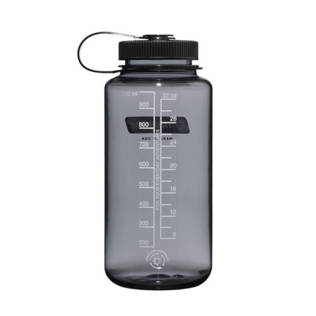 Nalgene - Wide Mouth Sustain Drikkeflaske 1L // Grå fra Nalgene - billede nr. 2 hos GrejFreak.dk